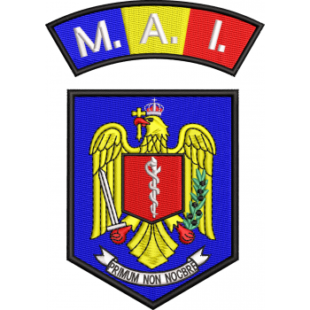 SET EMBLEME DIRECTIA MEDICALA MAI CU TRICOLOR